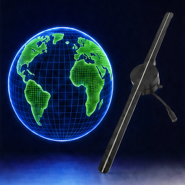 Glowhelia™ 3D Hologram Fan Projector