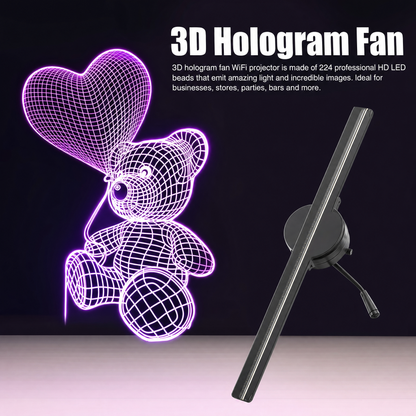 Glowhelia™ 3D Hologram Fan Projector